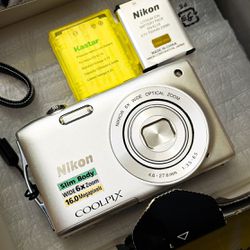 Nikon Coolpix S3200 Digital Camera Point And Shoot