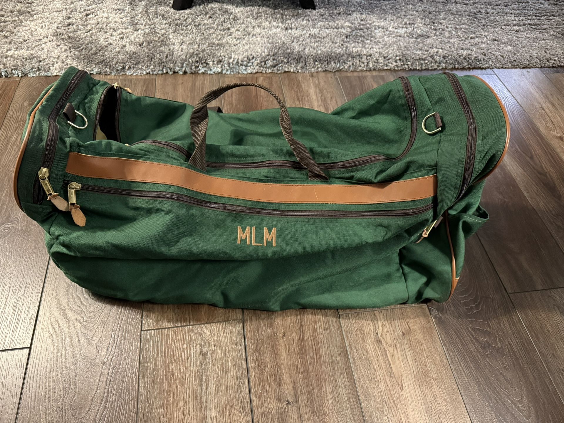 Large L.L. Bean Canvas Travel Bag With Wheels