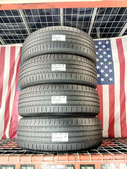 ✔️ Set of 4 Used Tires  P235/60R18 HANKOOK KINERGY GT 235/60R18 ALL SEASON TOURING SUV 235 60 18