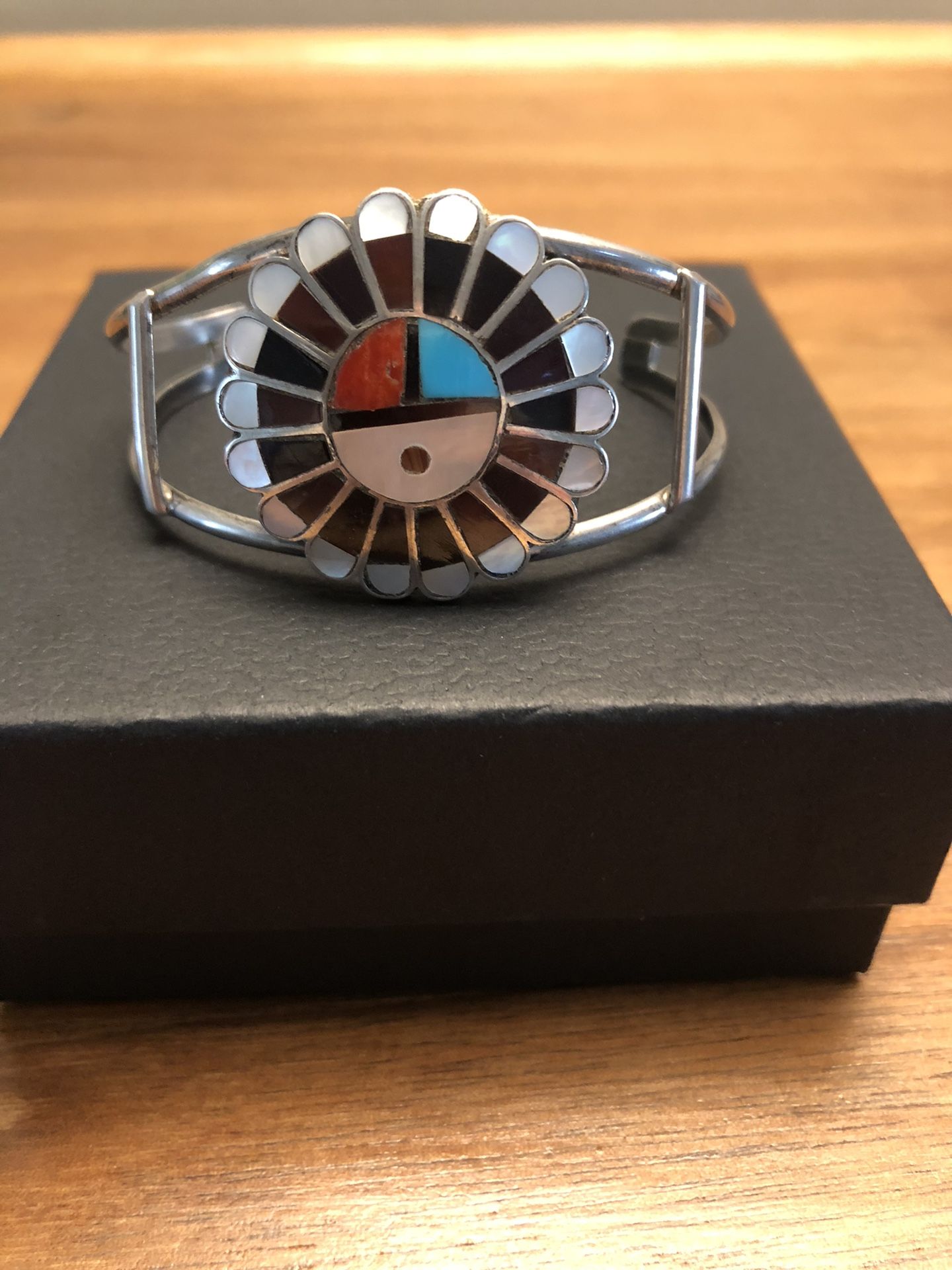 Vintage Sterling Silver Zuni & Vintage Sterling Silver Turquoise Cuff Bracelets!