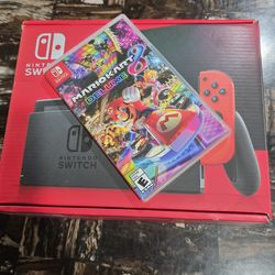 Switch  like new with mario kart