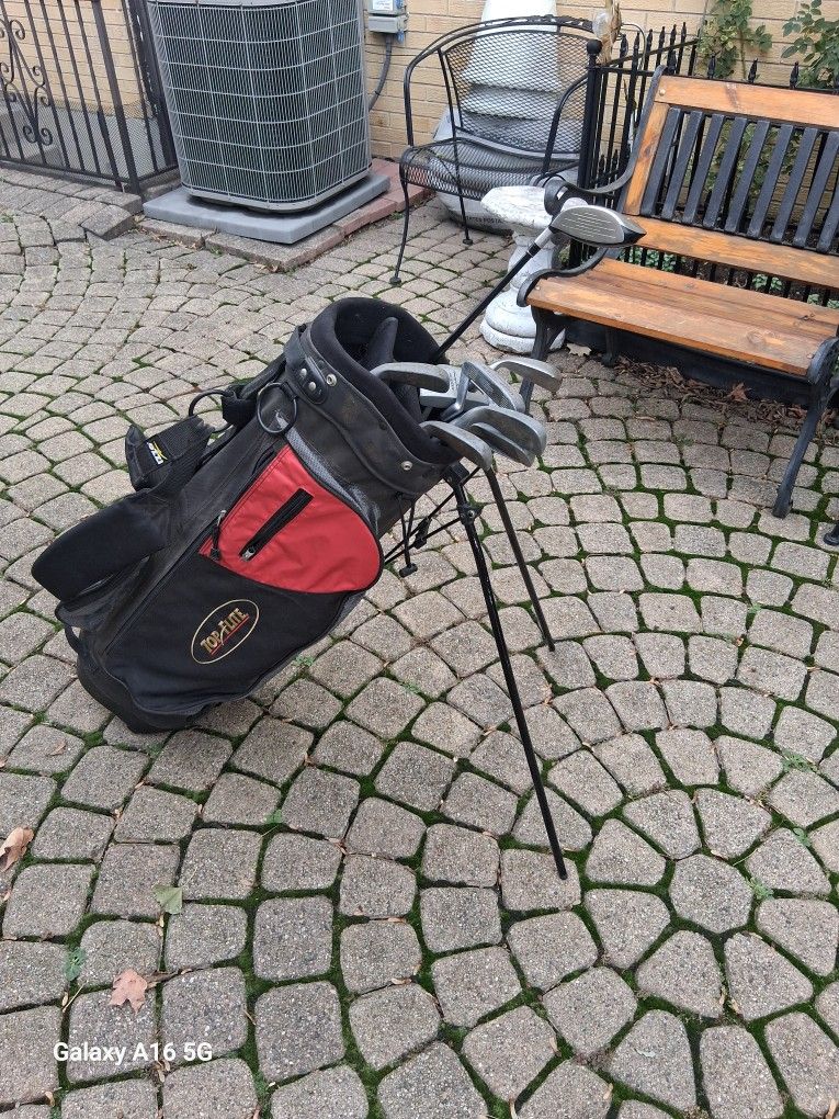 Golf Clubs And Bag