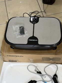 VIBRATION PLATE 200W POWER- LOAD 330 POUNDS