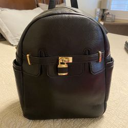 Black And Gold Backpack 