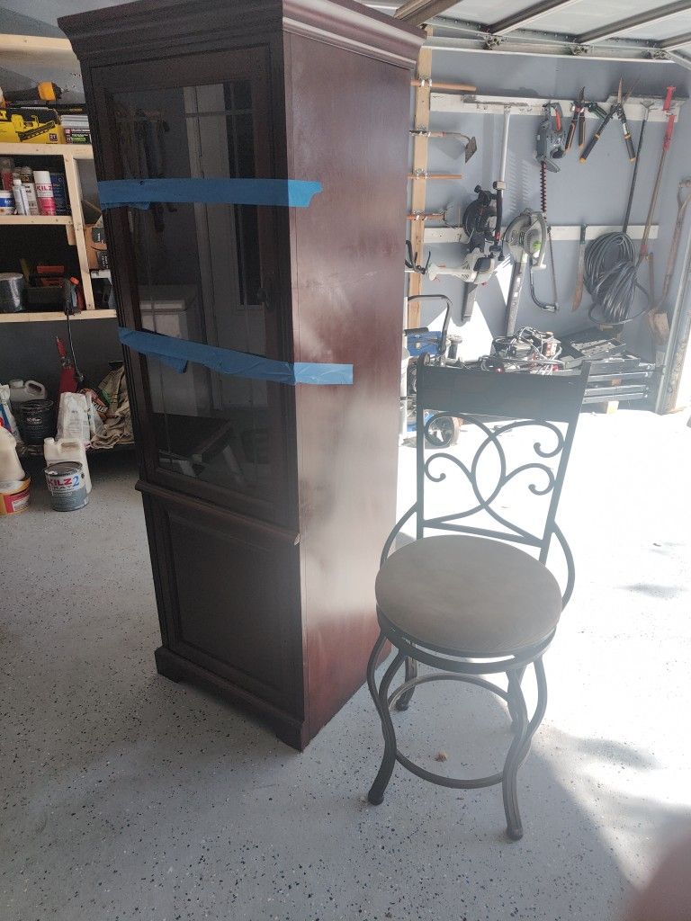 Stereo Cabinet And Chair