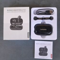 LENOVO Wireless Bluetooth Earbuds QT81 (New)
