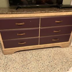 Long Dresser & Chest Of Drawers 