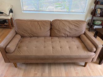 Mid-Century Modern Loveseat Sofa