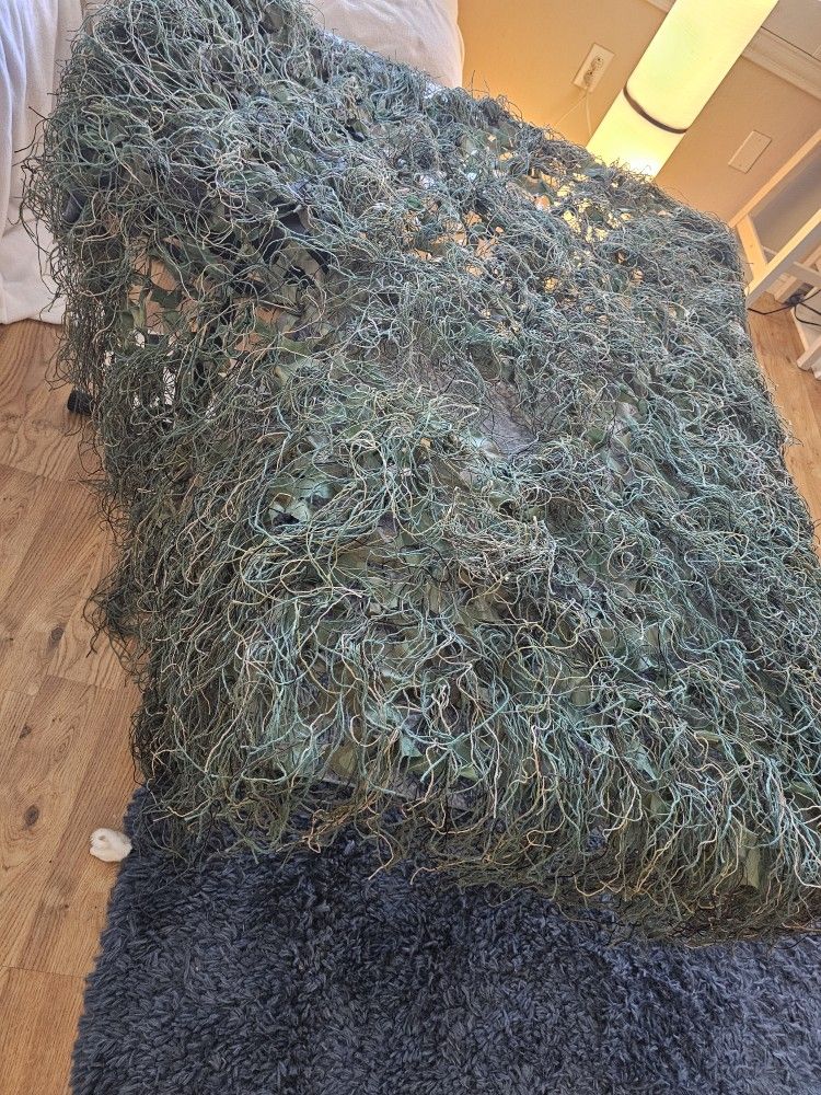 Handmade Ghillie Suit Guillie Poncho