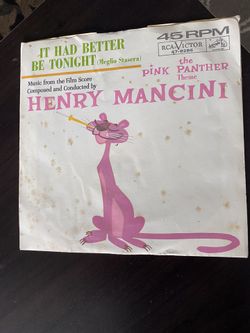 Henry Mancini Pink Panther 45 Rpm 
