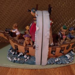 Teddy Bear Pirate Bookends