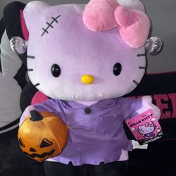 Hello Kitty Purple Frankenstein Greeter 