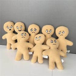 8 Emotion Plush Dolls + Makeship Storage Bag – Like New