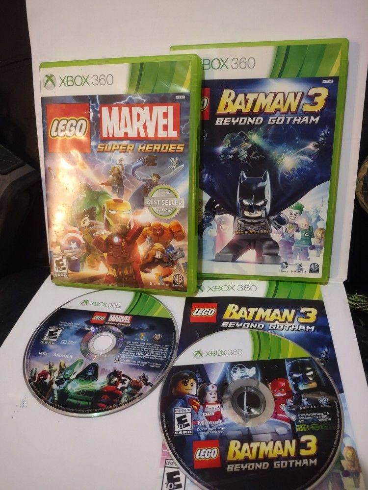 2 Lego Super Hero Games Lego Batman 3 And Lego Marvel Super Heros 