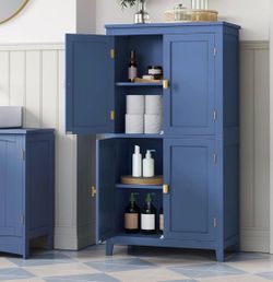 Bathroom Floor Storage Cabinet