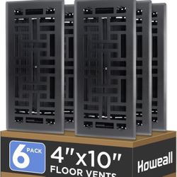4x10 Inches 6 Pack Heavy Duty Walkable Floor Register - X(397)