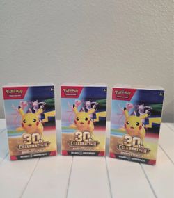 Pokemon TCG 30th Anniversary Celebration Booster Bundle 6 Packs