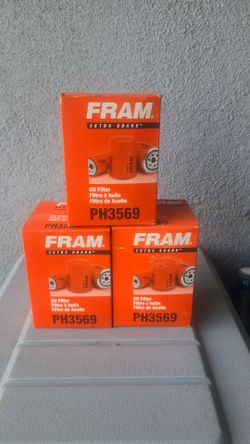 Oil Filters. FRAM PH3569. All 3 for$10.
P/U YUCAIPA. No Shipping Available