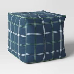 Threshold Outdoor Button Tuft Pouf