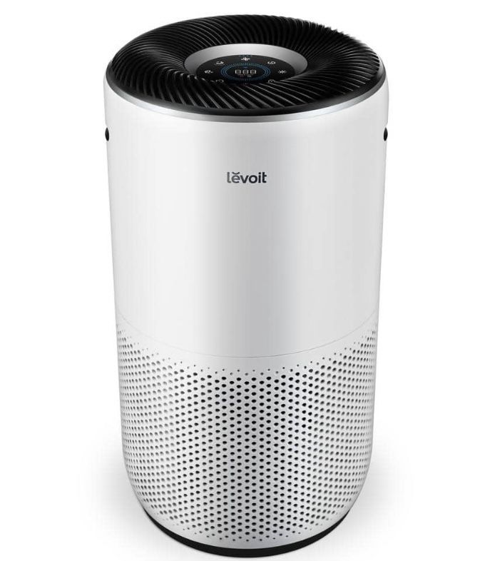 LEVOIT White PlasmaPro 400S Smart True HEPA Air Purifier, 403 sqft.