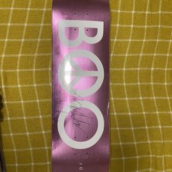 Dgk Boo Johnson Autographed Skateboard 