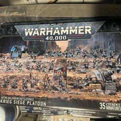 Warhammer 40K krieg siege platoon battleforce box