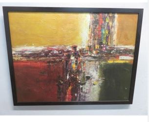 Ikea Hallaryd Canvas Oil Painting ECJ STUFF