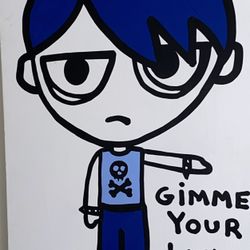 Todd Goldman 2 Originals Acrylic on Canvas Signed, COA 