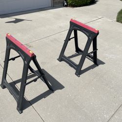 Set Of Sawhorses 