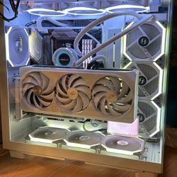 All WHITE Gaming PC Rtx 4080 