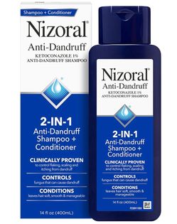 Nizoral 2-in-1 Anti-Dandruff Shampoo + Conditioner 40$ retail