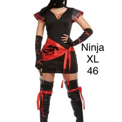 Womens Ninja Halloween Costume XL 