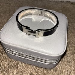 Hermes Clic H Bracelet Color Black/silver