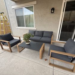 5 person patio conversation set