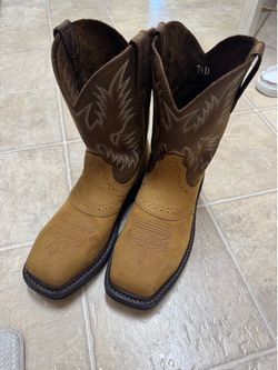 Ariat Men’s Steel Toe Boots Size 7.5 D