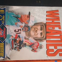 1994 NFL 75th Anniversary Vintage Wheaties Cereal Box Collector Box
