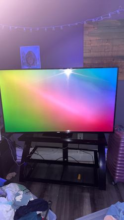 65” Philips Ultra 4k HDMI androidtv google assistant with entertainment center