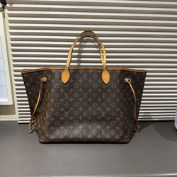 Louis Vuitton Neverfull GM Monogram Tote M41180 Made in France Shoulder Bag
