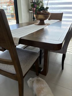 Solid wood dining set
