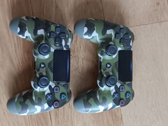 2  PS4 Sony DualShock 4 Wireless Controller Playstation 4 Camouflage CUH-ZCT2U CAMO