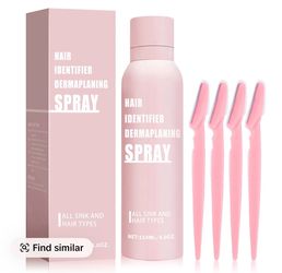 QlUFSSE Skin Body Hair Shaving Spray HairIdentifier Spray for Women Face Shaving MoisturizingSkin Care Dermaplaner Spray Smooth Wax MoisturizeCosmetic
