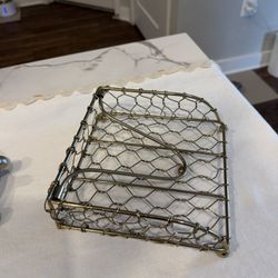 Gold Design Napkin Holder