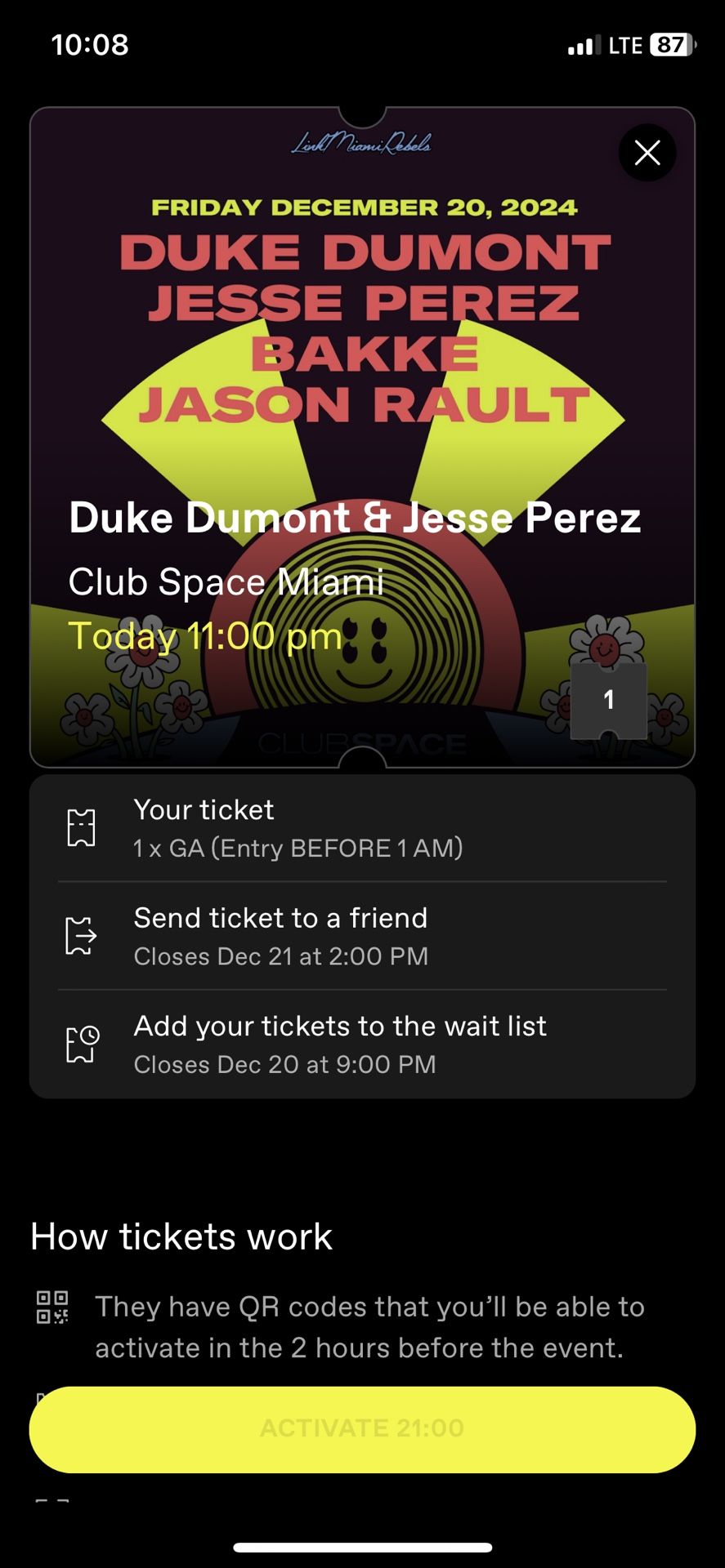 Space Miami Duke Dumont