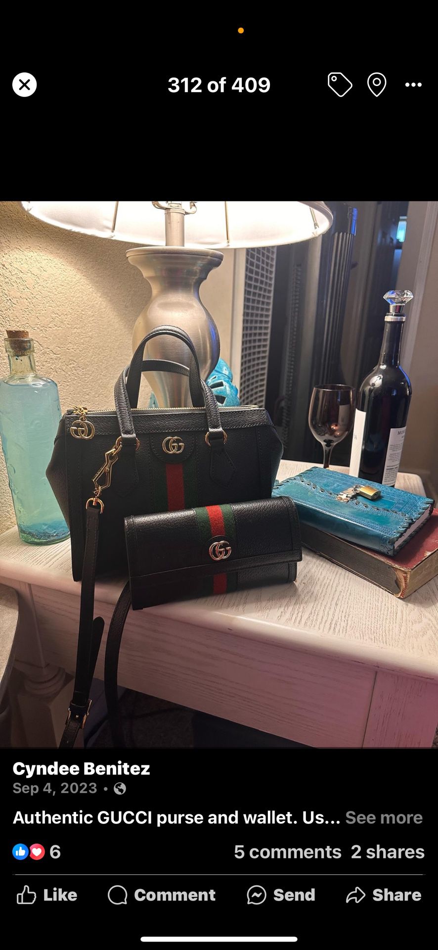 Authentic Gucci Purse And Wallet 