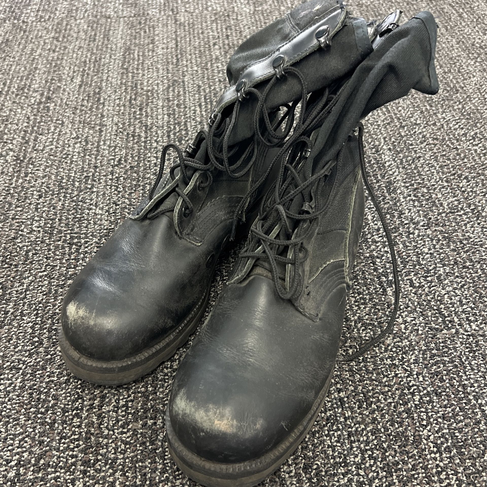 Black Standard Steel Toe (military/combat Boots)