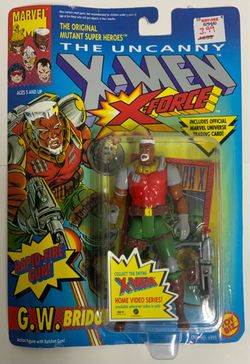 The Uncanny X-MEN X-Force GW Bridge Toybiz 1992 MOC New On Card