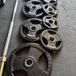 Olympic Barbell And Weights 