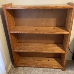 Bookcase - Solid Wood - 3 Shelves