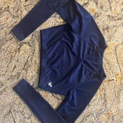 Varsity Spirit Women's Cheer M Navy Blue V-Neck Under Shell