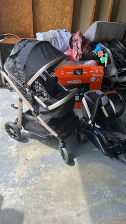 Monbebe 6 In 1 Travel System, Car seat And Stroller 
